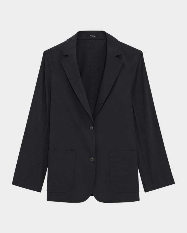 Relaxed Patch Pocket Jacket